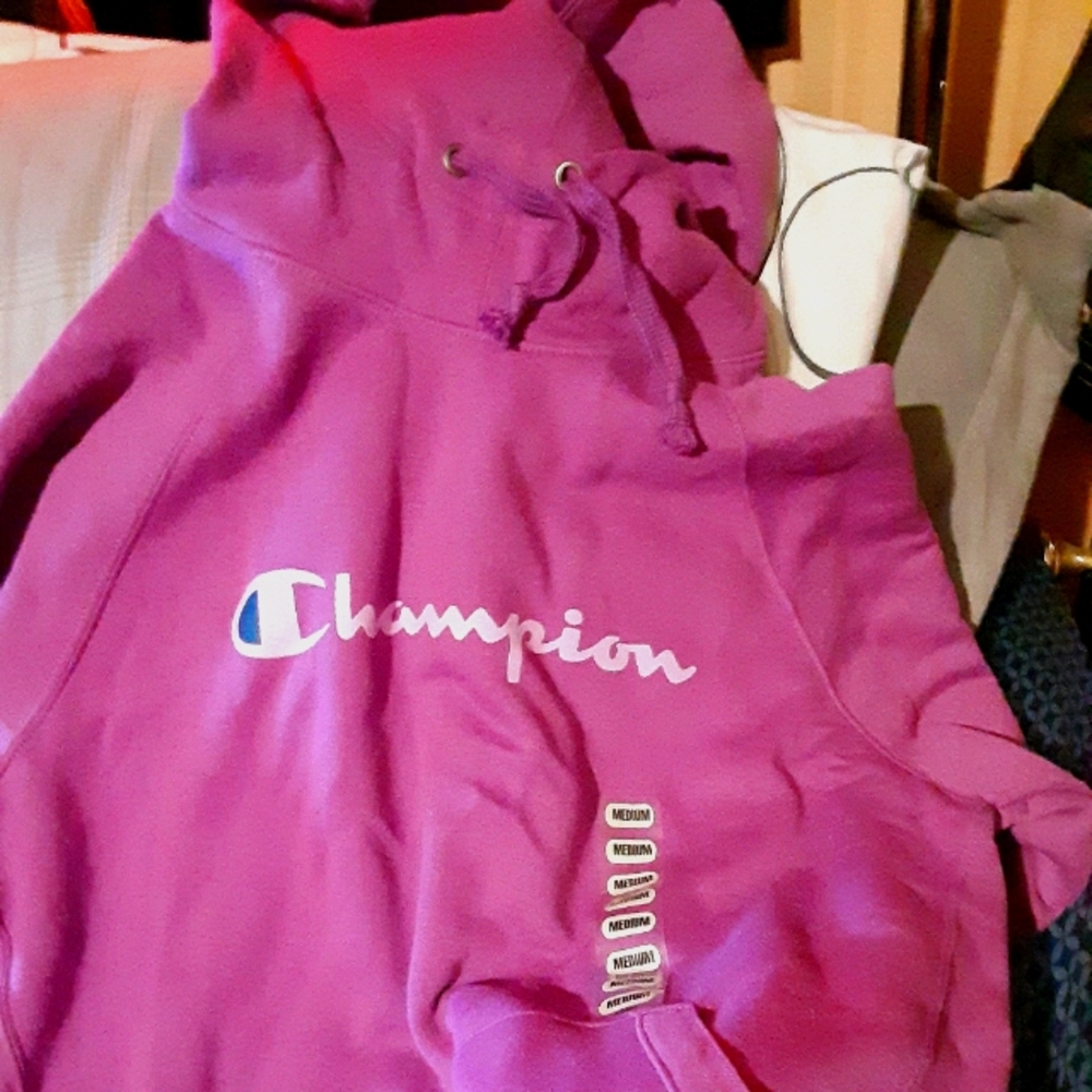 Womens Champion Purple Hoodie